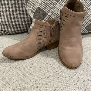 Kids Tan Booties